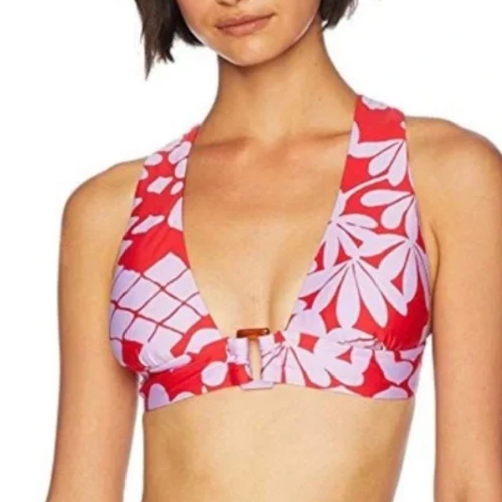 Trina Turk Bali Blossoms Bikini Halter Top